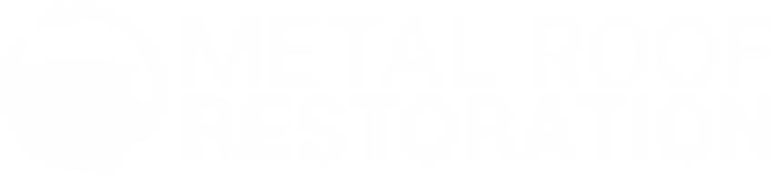 Metal roof Restoration White Logo