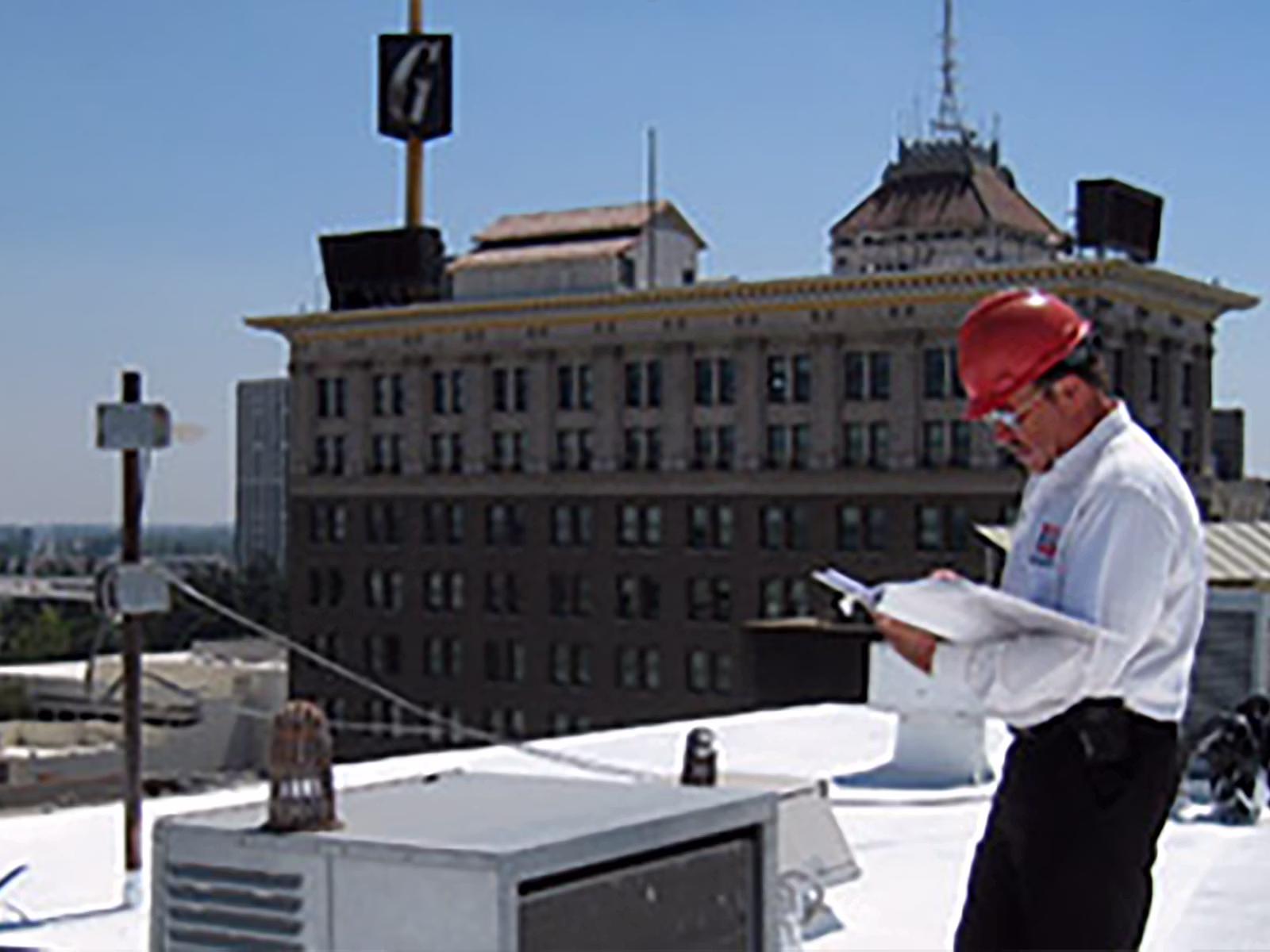 Gerry Thiesen taking notes