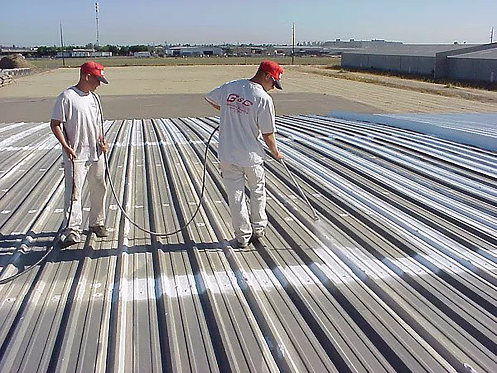 Historical roofing image of Joshua and Josiah