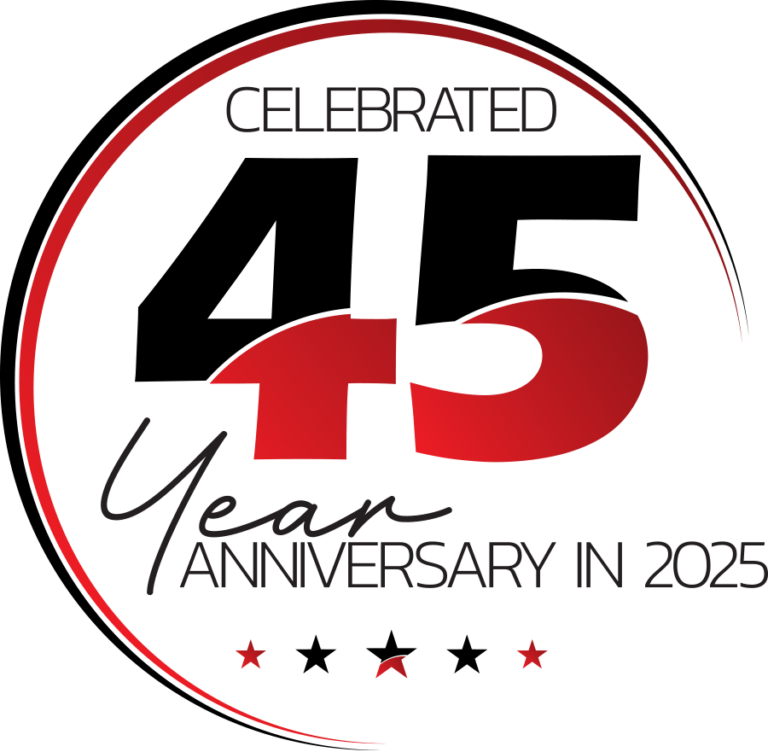 GC Roofing Celebrated 45 Year Anniversary Logo 2026